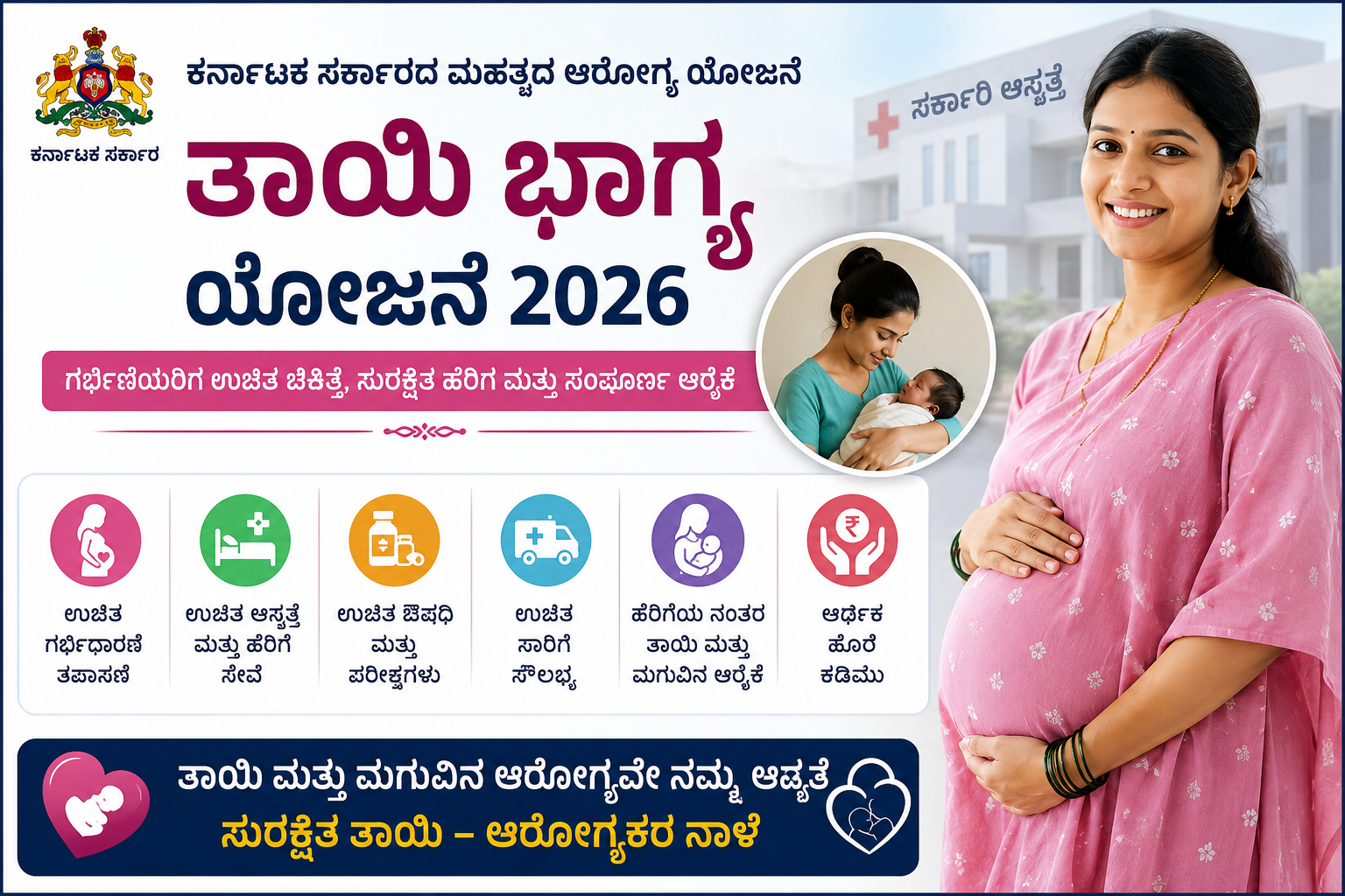 ತಾಯಿ ಭಾಗ್ಯ ಯೋಜನೆ 2026: ಅರ್ಹತೆ, ಸೌಲಭ್ಯಗಳು ಮತ್ತು ಅರ್ಜಿ ಮಾಹಿತಿ